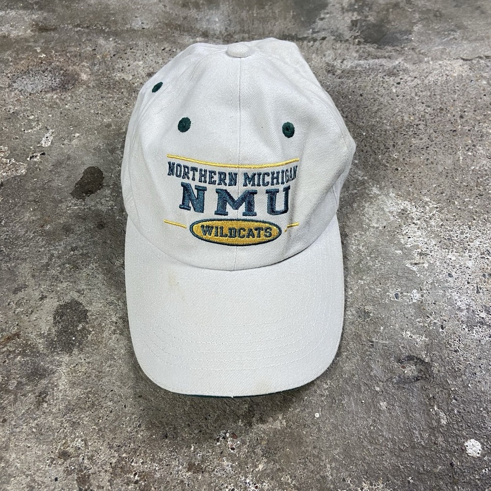 Vintage 90s Gear For Sports Northern Michigan University Cap Strap Back Wildcats